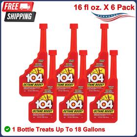 104 744110108217 10406-6pk Octane Boost - Boosts And Cleans Injectors 16 Fl Oz