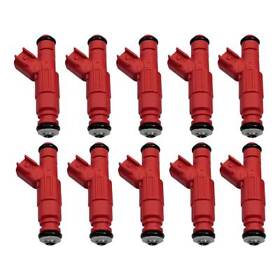 0280155917 10pcs Fits Ford F250 F350 F450 F550 6.8l V10 Fuel Injector Kit