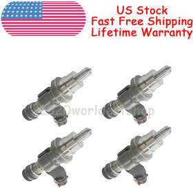 2020worldestshop 23209-28030 4x Fuel Injectors Nozzle For Toyota Avensis Rav4 Opa Vista 2325028030 2320928035