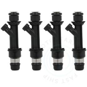 12685523 4umotor 4 Pcs Black Housing Fuel Injectors For Chevrolet Aveo 2004-2005 L4 1.6l