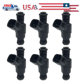 0280156300 6pcs 92068193 24lbs Fuel Injector For 2007-2009 Cadillac Cts 3.6l