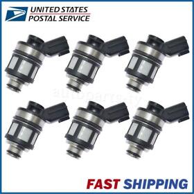 Js23-1 6x Fuel Injectors For 2001-2004 Nissan Frontier 3.3l V6 Supercharged Us
