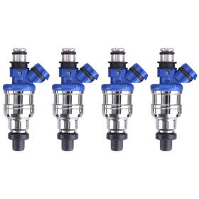 A-star 768387797684 4pcs Fuel Injectors 195500-1970 Compatible For 1990-1993 Mazda Miata 1.6l A-star 768387797684 4pcs Fuel Injectors 195500-1970 Compatible For 1990-1993 Mazda Miata 1.6l
