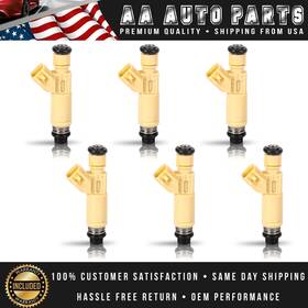 Ic7795114606 Aa Auto Parts Set Of 6 Fuel Injectors For 2004 Ford Escape 3.0l V6 Replace Fj321 822-11157