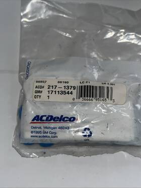 17113544 Acdelco Genuine Gm Injector Seal Kit 227- 1379in Sealed Bag Freeship
