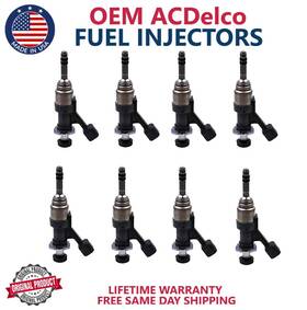 A12668390 Acdelco New Oem 8x Fuel Injectors Fits For 2017 Chevrolet Suburban 5.3l V8