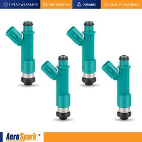 Ic7795421004 Aero Spark 4pcs Fuel Injectors For Toyota Camry Corolla Matrix Solara Rav4 Scion Xb Tc 2.4l