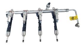 9264083077 Alfa Romeo 2017-2023 Giulia 2.0l Engine Fuel Rail With Injectors Tube 29k Oem #jg