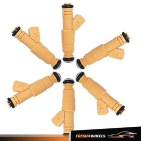 Antoc Tool Fh2200308l 6pcs Fuel Injectors Set For 1987-1998 Jeep Grand Cherokee Wrangler 4.0l