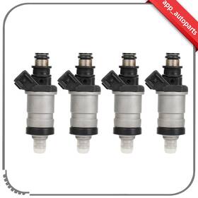 App-autoparts App152684s01 Set Of 4 Fuel Injectors For Honda Accord 2.3l 1998-02 Acura Integra 1.8l 1998-01