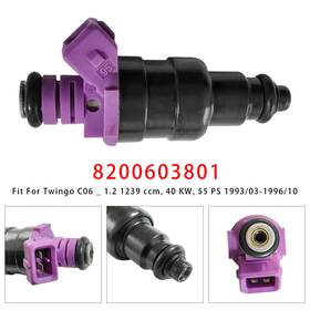 Artudatech 7700873774 8200603801 873774 1x Fuel Injector For Renault Clio Kangoo Twingo 1.1 1.2 1.6 8200603801 873774 Ca