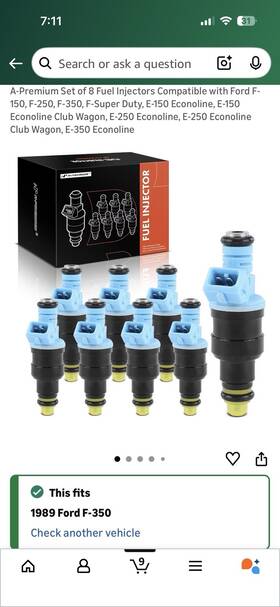 Asf124283r01 As-speedfather Fuel Injectors For Chevrolet Camaro Caprice Corvette Impala Ford F250 F350 7.5l Asf124283r01 As-speedfather Fuel Injectors For Chevrolet Camaro Caprice Corvette Impala Ford F250 F350 7.5l