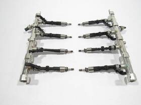 D304 Audi Rs7 8 2022 4.0l Awd Engine Fuel Injector Rail Rails With Injectors 19-24