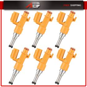 Ae15266901p Auto Engineparts 6pcs Fuel Injectors For Toyota Highlander 2017-2019&2022 Avalon 2019-2022 3.5l