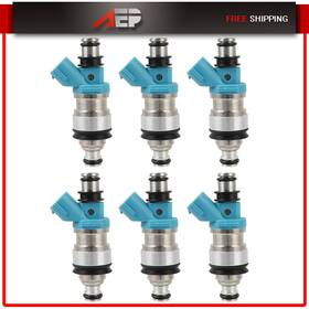 Ap150068s01y Auto Engineparts 6 Set Of Fuel Injectors For Toyota Camry 1994-2001 Lexus Es300 1994-1998 3.0l