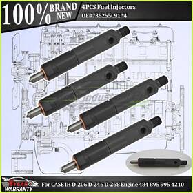 735255c91 Auto Industrial Pro For Case Ih 484 684 784 995 4210 4240 4pcs Fuel Injector D-206 D-246