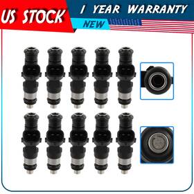 Au155349s Autodayplu For Ford F-450 Super Duty F-550 F-650 F-750 6.8l 10pcs Fuel Injectors