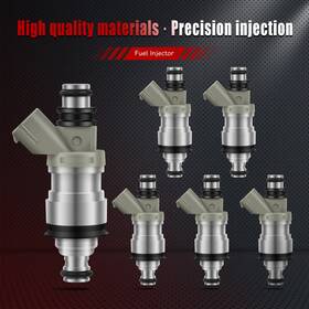 Adp10531601s Autodayplus 6x Fuel Injectors For Toyota 4runner T100 Tacoma 3.4l Camry Lexus Es300 3.0l