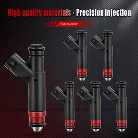 Adp1505230118s2a Autodayplus 6 Fuel Injectors Fits Jeep Tj 4.0l I6 Sport 2005-2006 Fj735