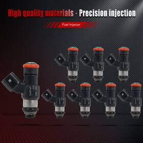 Autodayplus Adp154036s0101 8pcs Fuel Injector For Chevrolet Silverado 1500 Gmc Yukon Xl 6.2l 09-2013