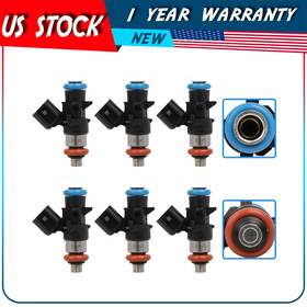 Adp15495001oo Autodayplus 6pcs Fuel Injectors Fits Jeep Cherokee Kl 2014-2017 V6 3.2l Gas
