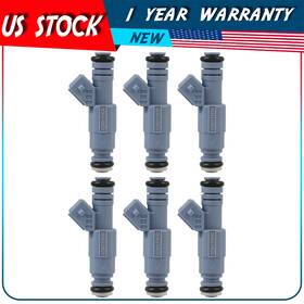 Adp15495901oo Autodayplus 6pcs Fuel Injectors Fits Volvo C70 S60 V70 2.3l S80 2.5l