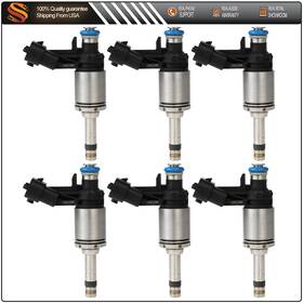 Autodealsparts Aut151299pa01 6x Fuel Injectors For Buick Enclave Chevrolet Traverse Gmc Acadia 3.6l 2012-2017