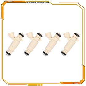 Autolight-store At12429301s 4 Fuel Injectors For 2005-2008 Hyundai Tucson Tiburon 2.0l With Hole