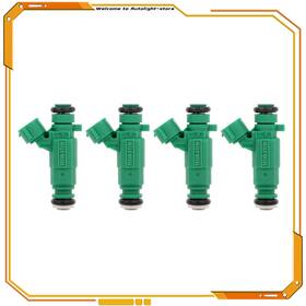 Autolight-store At15048601s 4 Fuel Injectors For Accent Santa Fe Sonata Tucson Tiburon Magentis Optima 1.6l