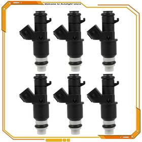 At15050201s Autolight-store 6 Fuel Injectors For Honda Accord 3.0l Ridgeline Odyssey Mdx Pilot 3.5l