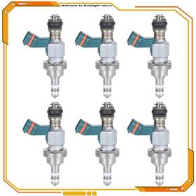 At15262801pa Autolight-store Set Of 6 Fuel Injectors For 2006-2015 Lexus Is250 Gs300 2.5l