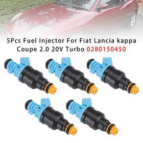 Automoto8 0280150450 4640736 280150450 5pcs Fuel Injector For Fiat Lancia Kappa Coupe 2.0 20v Turbo 0280150450