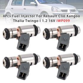 Automoto8 Iwp099 805001388502 4pcs Fuel Injector For Renault Clio Kangoo Thalia Twingo I 1.2 16v Iwp099