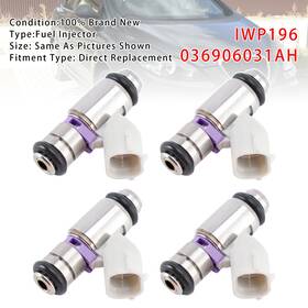Automoto8 Iwp196 036906031ah 4pcs Fuel Injector For Vw Golf Polo Seat Toledo Skoda Fabia Iwp196 036906031ah