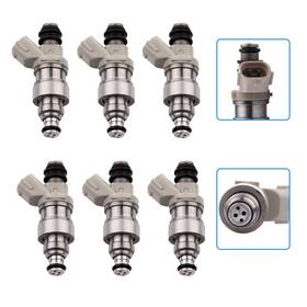 Us91105n97316 Autoparts Union 6x Fuel Injectors For Toyota 4runner 1996-1998 3.4l Camry 3.0l 1992-1993