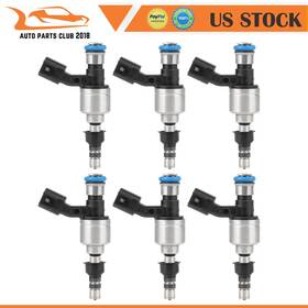 Autopartsclub2018 Ap152682c01 6pcs Fuel Injectors For Cadillac Cts Ats Ct6 Chevrolet Camaro 2016 2017 2018