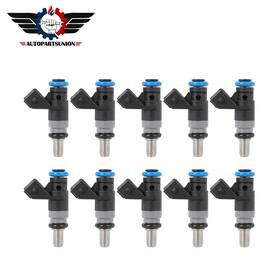 Autopartsunion Sun15496501oo 10x Fuel Injectors Fits Dodge Ram 1500 2004-2006 Viper 2003-2006 V10 8.3l