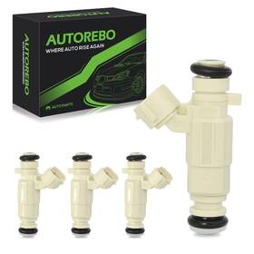 Rebo-pyz-4-fj493 Autorebo Fuel Injectors Set Of 4 For Hyundai Kia L4 2.0l Engines High Performance
