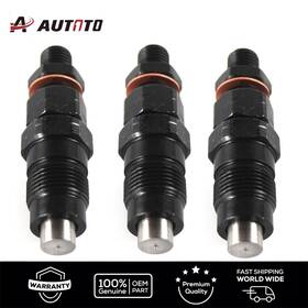 Autoto 3tnm74f 3pcs New Diesel Fuel Injectors Set For Yanmar Engine John Deere Tractor