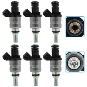 Autoutdoor Au15493801t For Bmw 323i 2.5l 1998-2000 328i 528i Z3 2.8l 2000-1999 6pcs Fuel Injectors