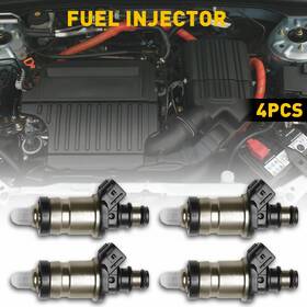 Pyz-civic-96-00-4pc Auxito For 1996-2000 Honda Civic 1998-2002 Accord 1998 Cr-v Injector Fuel
