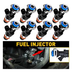 Pyz-silverado-00-06-8ps Auxito For 2000-2006 Silverado Chevy 1500 Tahoe/suburban Gmc Fuel Envoy Injectors X8 Us