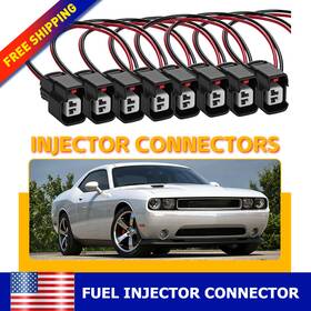 Xpd-py-58411 Auxito For Jeep Liberty Kk 2008-2010 Rear Abs Sensor 8x Fuel Injector Harness Connector