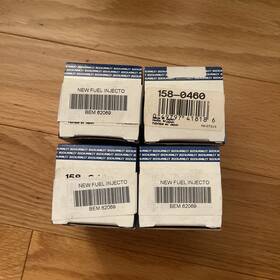 158-0460 Beck/arnley 1580460 New Set Of 4 Fuel Injectors / 049797418186 1999-2004 Toyota