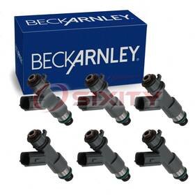 C675 Beck/arnley 61-59 6 Pc Fuel Injectors For 2009-2014 Acura Tl 3.5l 3.7l V6 Air Ai