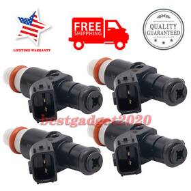 116450-pwc-j01 Bestgadget2020 16450-pwc-j01 4x Fuel Injector Fits 2006-2014 Honda Fit Cr-z Civic 1.5l 1.8l I4