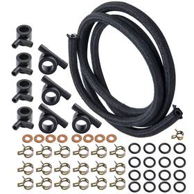 Jv35ei Bfo Injection Line Complete Set For Ford Navistar 7.3l 1988-94 With Copper Washers