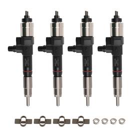 1j500-53051 Bfo R0bq4m 4x Fuel Injectors For Kubota M108shdc M108xdtc M110gxdtc