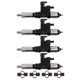 095000-5500 Bfo Ypoid0 4pcs Fuel Injector Set For Isuzu 4hl1 6hl1 Diesel Engine Steel Made