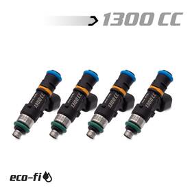 Bxef-06514-1300-4 Blox Racing Eco Fi Street Injectors Kit 1300cc Set Of 4 For 06-09 Honda S2000